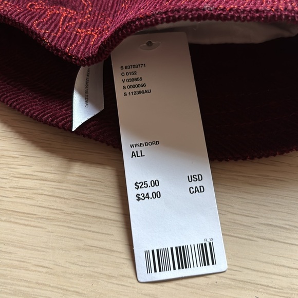 *NWT* MUSHROOM CORDUROY BUCKET HAT FROM URBAN OUTFITTERS 🍄 - Picture 5 of 6